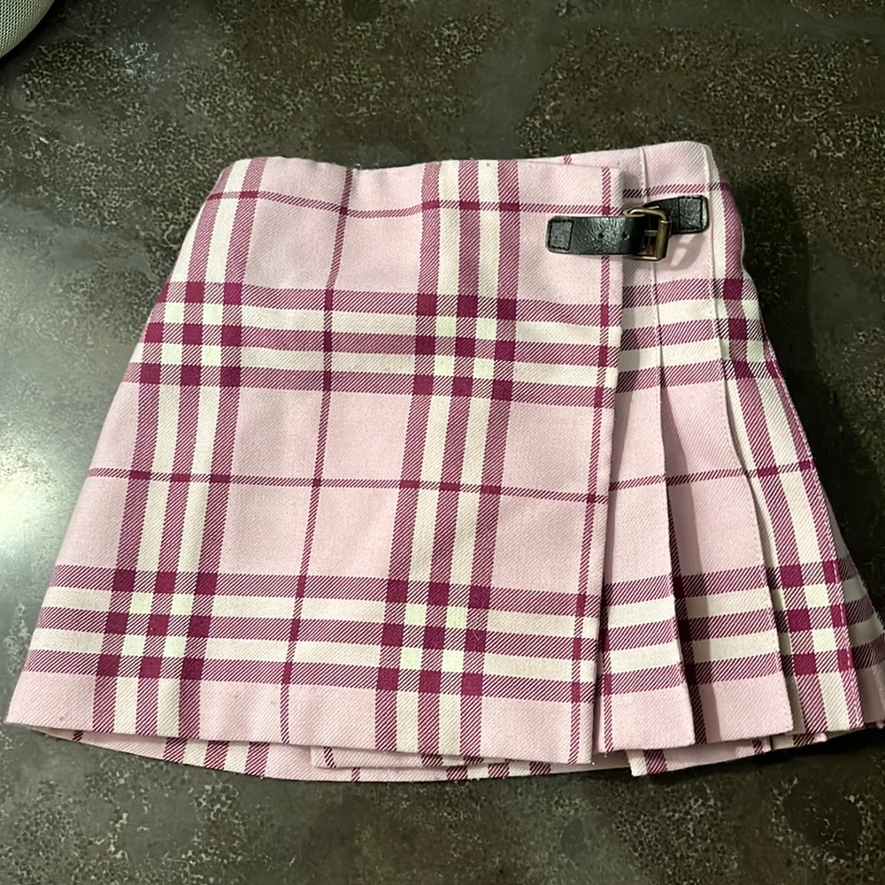 Burberry purple skirt